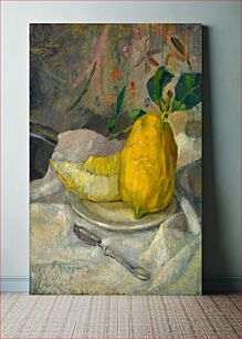 Πίνακας, Melon and Lemon (ca. 1900) by French 19th Century