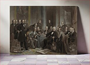 Πίνακας, Men of Progress and Invention (At Cooper Union, 1857), John Sartain