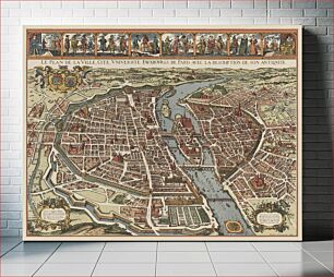 Πίνακας, Merian map of Paris