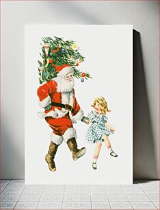 Πίνακας, Merry Christmas (1921) from The Miriam And Ira D. Wallach Division Of Art, Prints and Photographs: Picture Collection published by Gibson Art Company. Origin