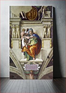 Πίνακας, Michelangelo Buonarroti's Delphic Sibyl (circa 1509)