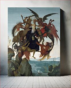 Πίνακας, Michelangelo Buonarroti's The Torment of Saint Anthony (c. 1487–1488)