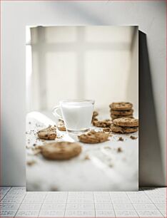 Πίνακας, Milk and Cookies Γάλα και μπισκότα