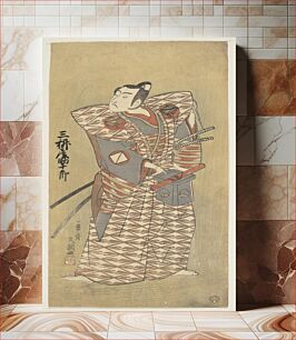 Πίνακας, Mimasuya Sukejuro as a Samurai Attired in Kamishimo