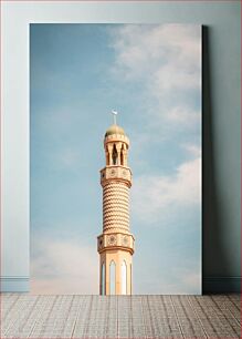 Πίνακας, Minaret against Blue Skies Μιναρές ενάντια στους Γαλάζιους Ουρανούς