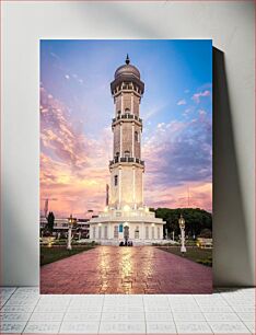 Πίνακας, Minaret at Sunset Μιναρές στο ηλιοβασίλεμα