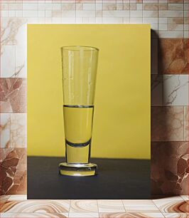 Πίνακας, Minimalist Glass of Water Μινιμαλιστικό ποτήρι νερό