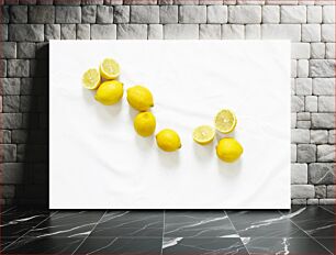 Πίνακας, Minimalist Lemons Μινιμαλιστικά Λεμόνια