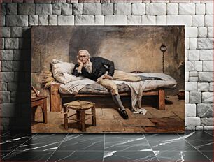 Πίνακας, Miranda in La Carraca, Arturo Michelena's depiction of Miranda's last days, imprisoned in Cádiz, Spain. Galería de Arte Nacional, Caracas, Venezuela.)