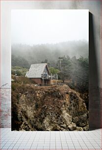 Πίνακας, Misty A-Frame Cabin on Cliffside Misty A-Frame Cabin στο Cliffside