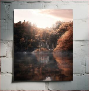 Πίνακας, Misty Autumn Landscape Ομιχλώδες φθινοπωρινό τοπίο