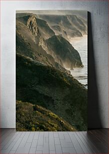 Πίνακας, Misty Coastal Cliffs Misty Coast Cliffs