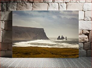 Πίνακας, Misty Coastal Landscape with Sea Stacks Ομιχλώδες παραθαλάσσιο τοπίο με στοίβες θάλασσας