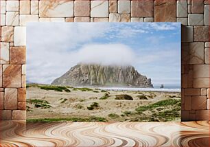 Πίνακας, Misty Coastal Rock Formation Misty Παράκτιος Σχηματισμός Βράχων