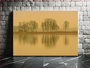 Πίνακας, Misty Dawn by the Lake Misty Dawn by the Lake