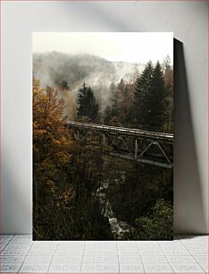 Πίνακας, Misty Forest Bridge Misty Forest Bridge