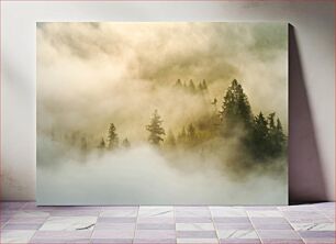 Πίνακας, Misty Forest Landscape Misty Forest Landscape