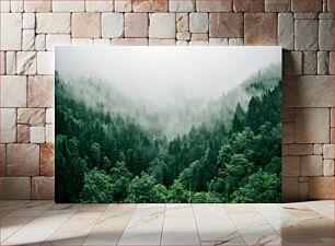 Πίνακας, Misty Forest Landscape Misty Forest Landscape