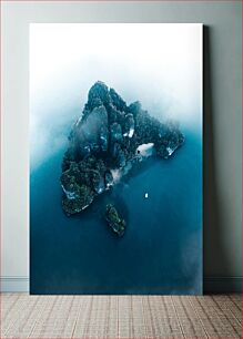 Πίνακας, Misty Island in the Sea Misty Island in the Sea