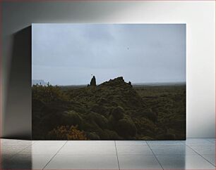 Πίνακας, Misty Landscape with Rocks Ομιχλώδες Τοπίο με Βράχους