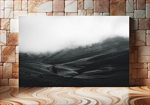 Πίνακας, Misty Mountain Landscape Ομιχλό Ορεινό Τοπίο