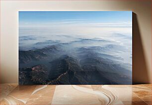 Πίνακας, Misty Mountain Landscape Ομιχλό Ορεινό Τοπίο