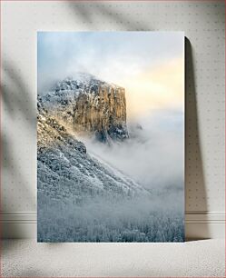 Πίνακας, Misty Mountain Landscape Ομιχλό Ορεινό Τοπίο