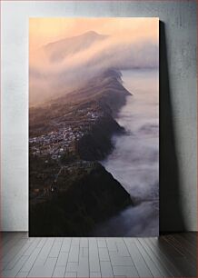 Πίνακας, Misty Mountain Landscape Ομιχλό Ορεινό Τοπίο