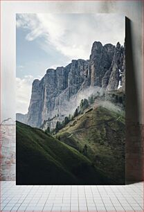 Πίνακας, Misty Mountain Landscape Ομιχλό Ορεινό Τοπίο