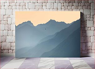 Πίνακας, Misty Mountain Layers at Sunset Misty Mountain Layers at Sunset