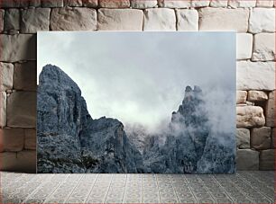 Πίνακας, Misty Mountain Peaks Misty Mountain Peaks