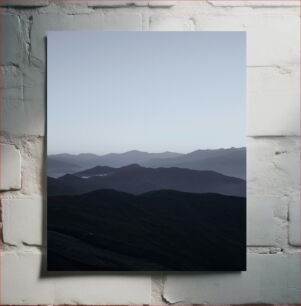 Πίνακας, Misty Mountain Ranges Ομιχλώδεις Οροσειρές