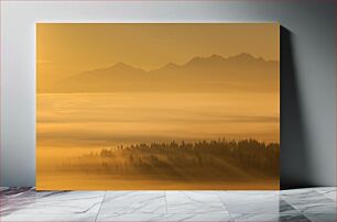 Πίνακας, Misty Mountain Sunrise Misty Mountain Sunrise