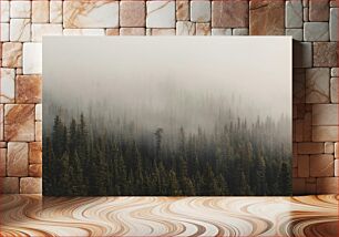 Πίνακας, Misty Pine Forest Misty Pine Forest