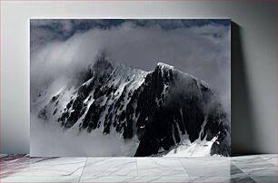 Πίνακας, Misty Snow-Covered Mountains Ομιχλώδη Χιονισμένα Βουνά