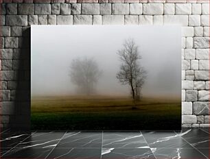 Πίνακας, Misty Trees in a Foggy Landscape Misty Trees σε ένα ομιχλώδες τοπίο