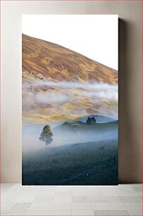 Πίνακας, Misty Valley Landscape Τοπίο Misty Valley