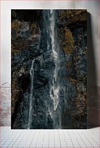 Πίνακας, Misty Waterfall Over Rocky Cliff Misty Waterfall Over Rocky Cliff