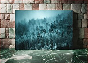 Πίνακας, Misty Winter Forest Misty Winter Forest