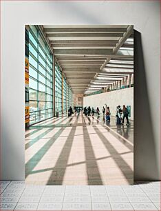 Πίνακας, Modern Airport Terminal Σύγχρονος τερματικός σταθμός αεροδρομίου
