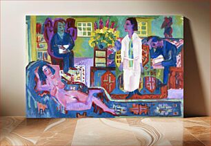 Πίνακας, Modern Bohemia (1924) by Ernst Ludwig Kirchner