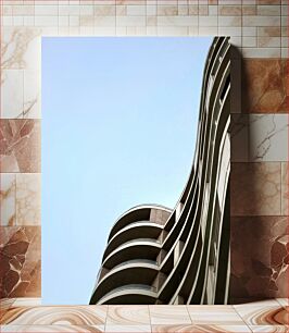 Πίνακας, Modern Curved Building Μοντέρνο καμπύλο κτίριο