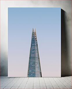 Πίνακας, Modern Skyscraper against Blue Sky Σύγχρονος ουρανοξύστης ενάντια στο Blue Sky