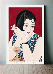 Πίνακας, Modern woman (1930) Japanese Ukiyo-e art by Kobayakawa Kiyoshi