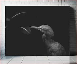 Πίνακας, Monochrome Heron Μονόχρωμος Ερωδιός