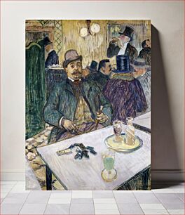 Πίνακας, Monsieur Boileau at the Café (1893) by Henri de Toulouse–Lautrec