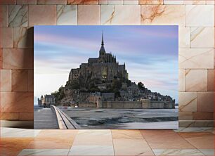 Πίνακας, Mont Saint-Michel at Dusk Mont Saint-Michel στο σούρουπο