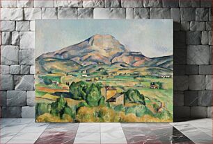 Πίνακας, Mont Sainte-Victoire (La Montagne Sainte-Victoire) (ca. 1892–1895) by Paul Cézanne