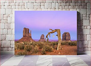 Πίνακας, Monument Valley at Dusk Monument Valley στο σούρουπο