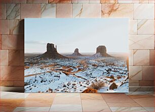 Πίνακας, Monument Valley with Snow Monument Valley με χιόνι